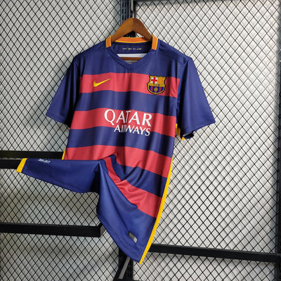 Equipamento Retro Principal Barcelona 2015/16