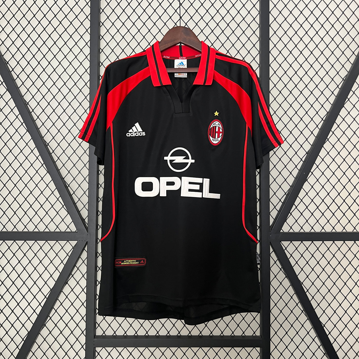 Equipamento Retro Terceira AC Milan 2000/01