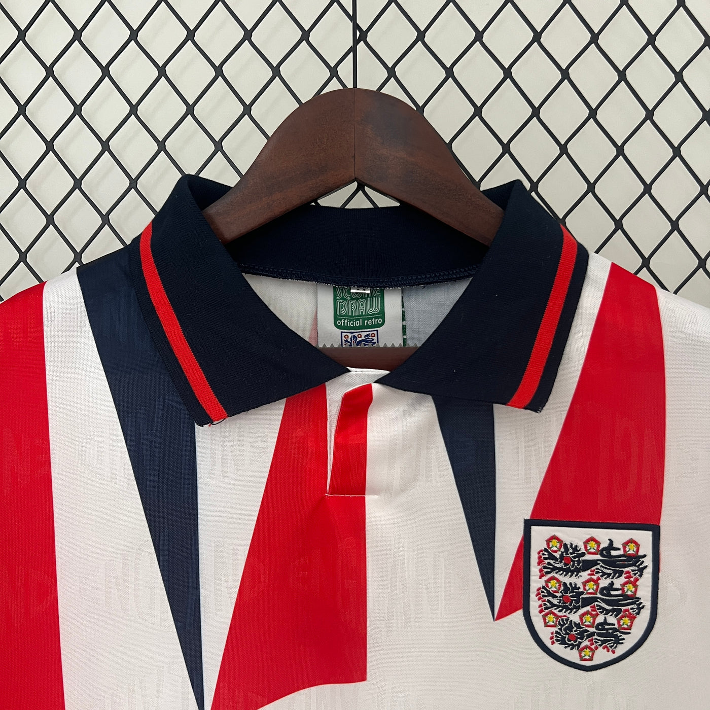 Equipamento Retro Principal Inglaterra 1992